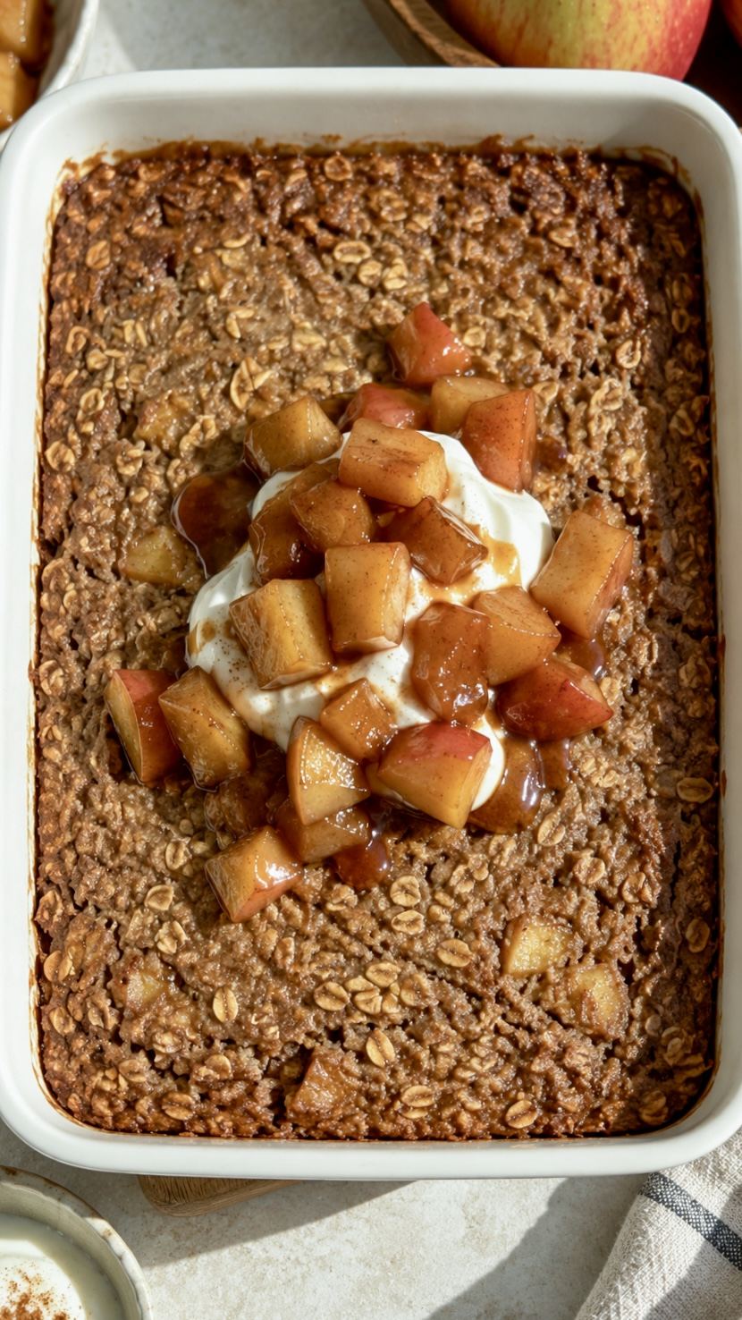 Apple Cinnamon Baked Oats